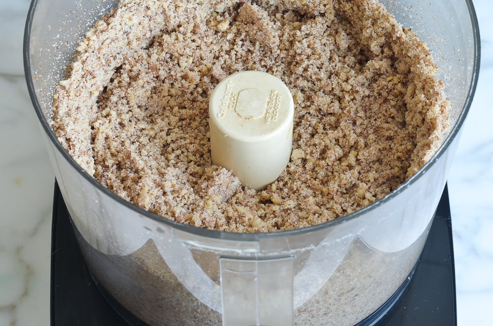 blended walnut mixture