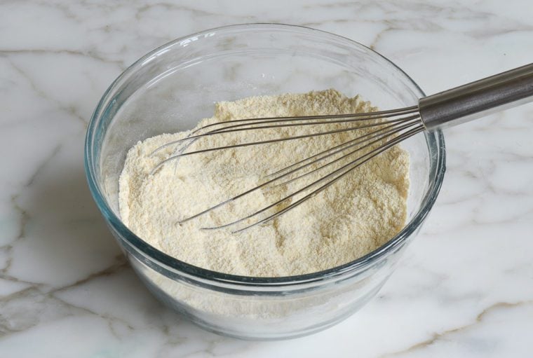 whisked dry ingredients