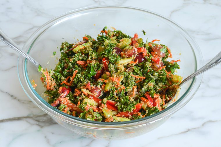 tossed quinoa salad