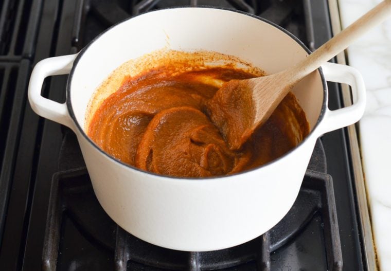 thickened pumpkin butter