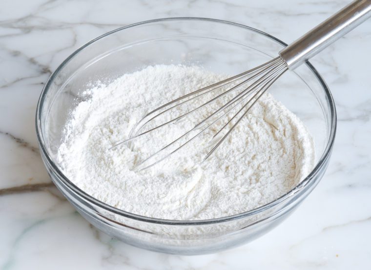 whisked dry ingredients
