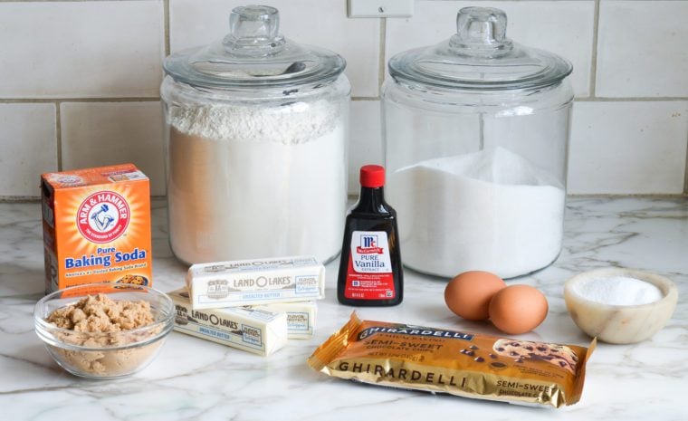 crisp chocolate chip cookies ingredients