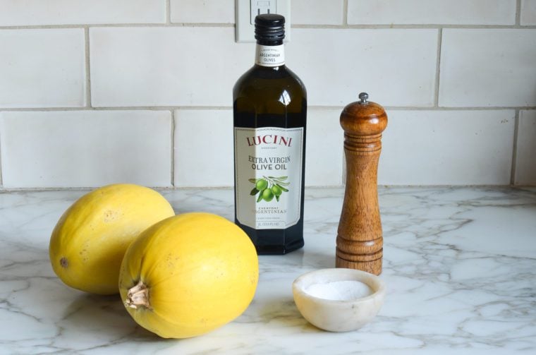 ingredients to make spaghetti squash