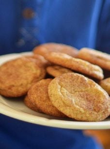 snickerdoodles on plate.