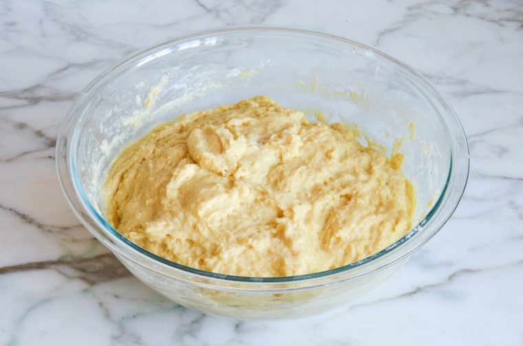 dough after first rise