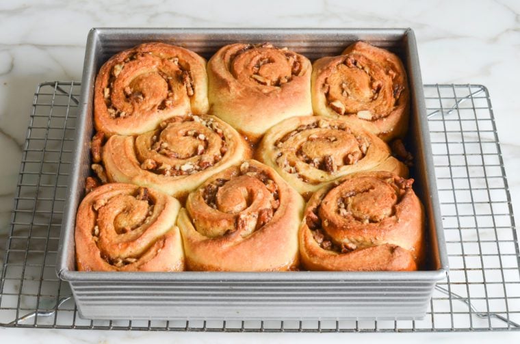 baked sticky buns