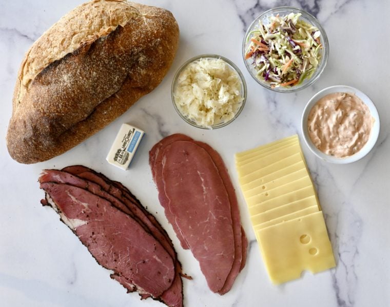 Reuben sandwich ingredients
