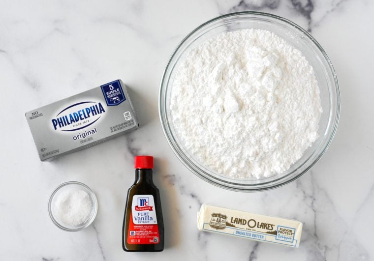 cream cheese frosting ingredients
