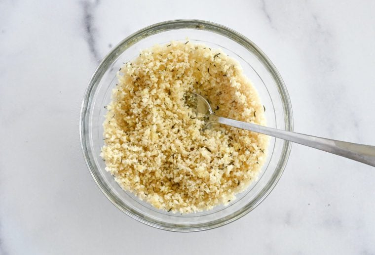 mixed panko coating