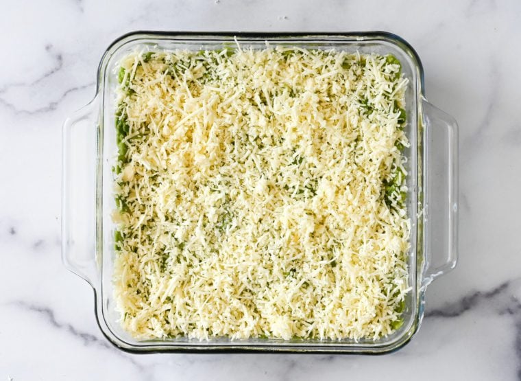 second cheese layer