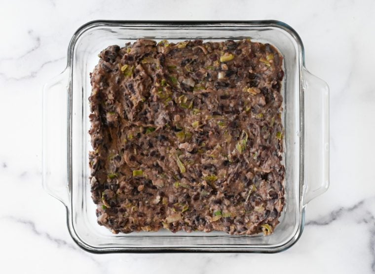 black bean layer