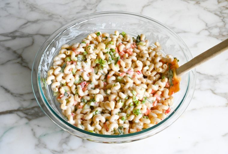 tossed macaroni salad