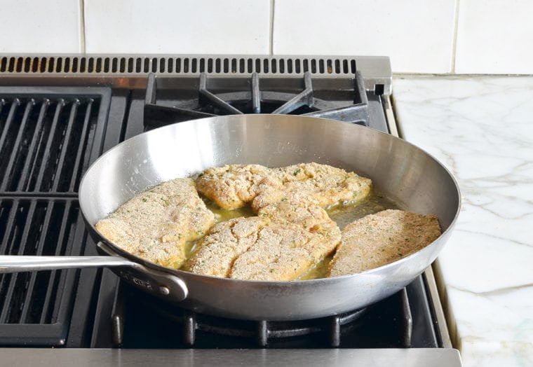 12-inch stainless steel skillet