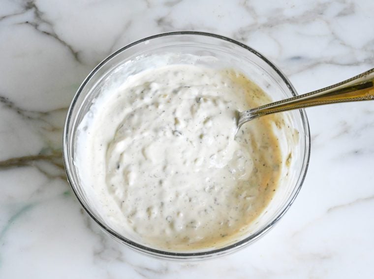mixed tartar sauce