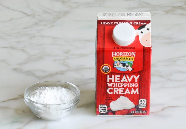 whipped cream ingredients