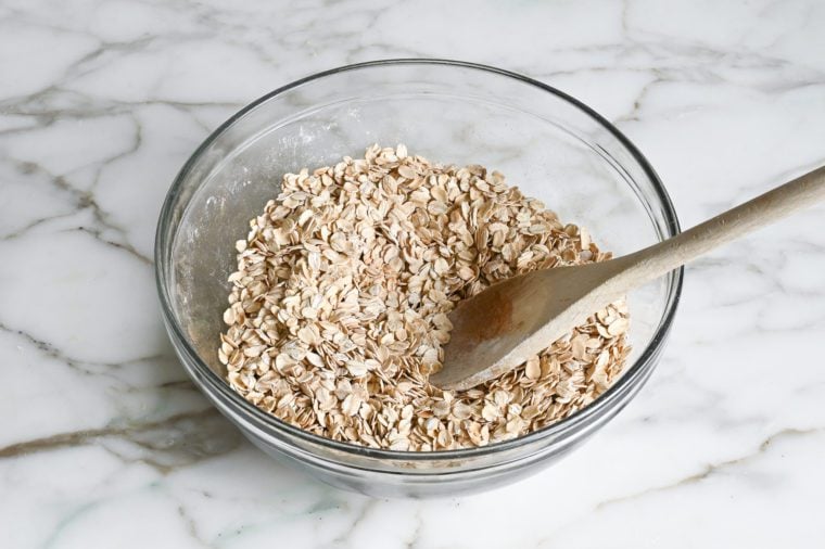 oat mixture in bowl