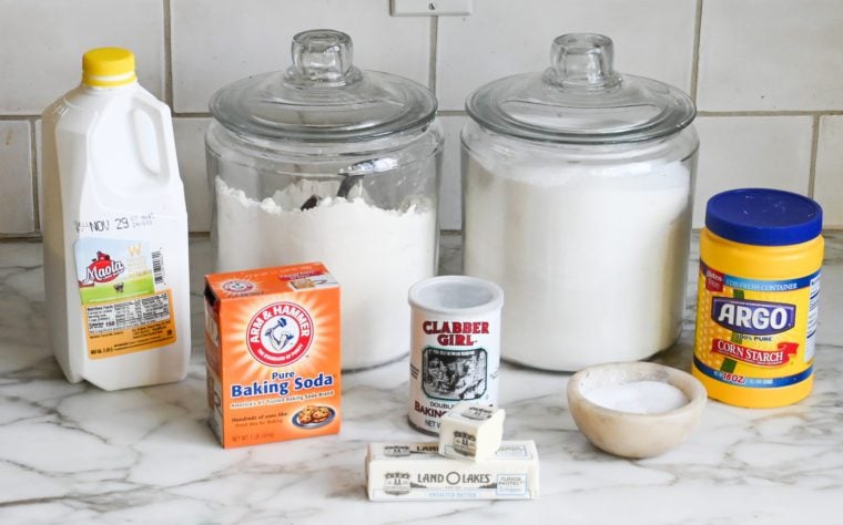 ingredients for drop biscuits