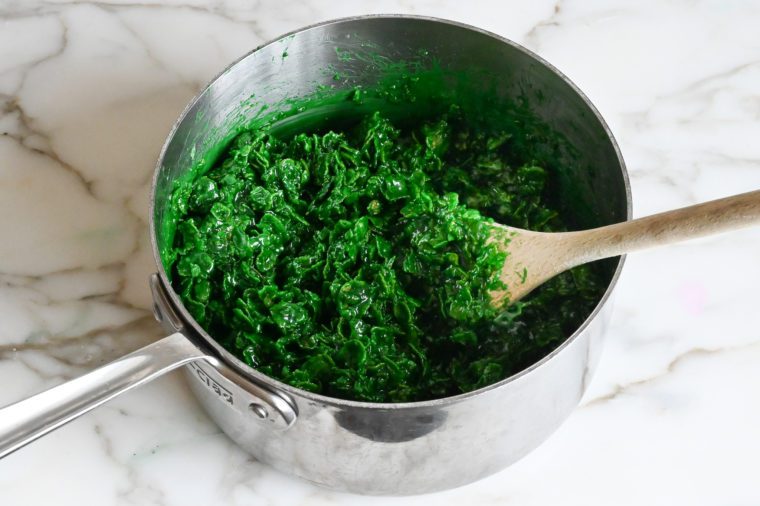 green Christmas wreath mixture