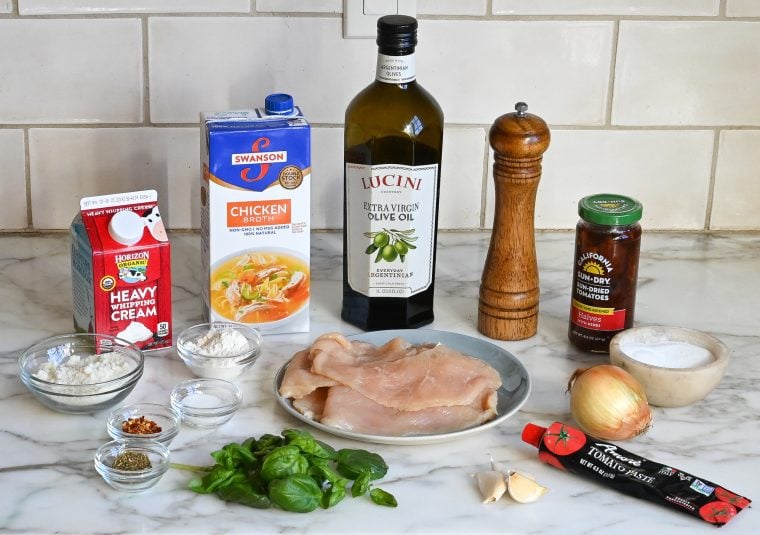 ingredients to make marry me chicken