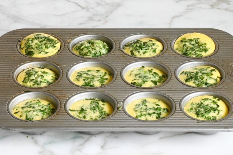 baked spinach egg bites