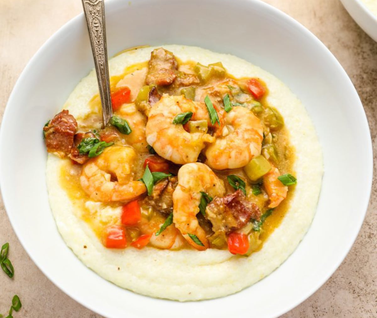 bowl of shrimp and grits