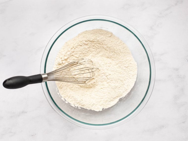 whisked dry ingredients