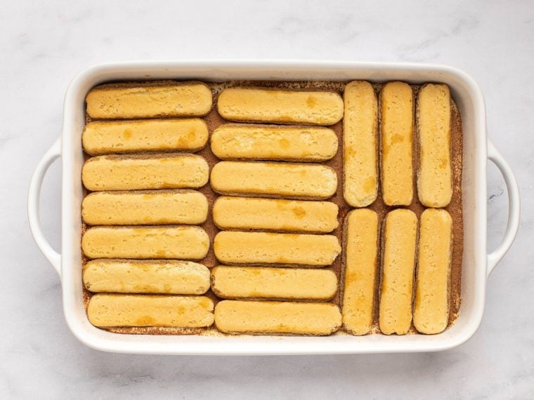 second layer of ladyfingers