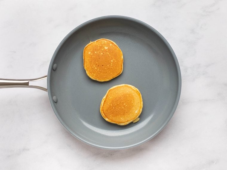cooking ricotta pancakes
