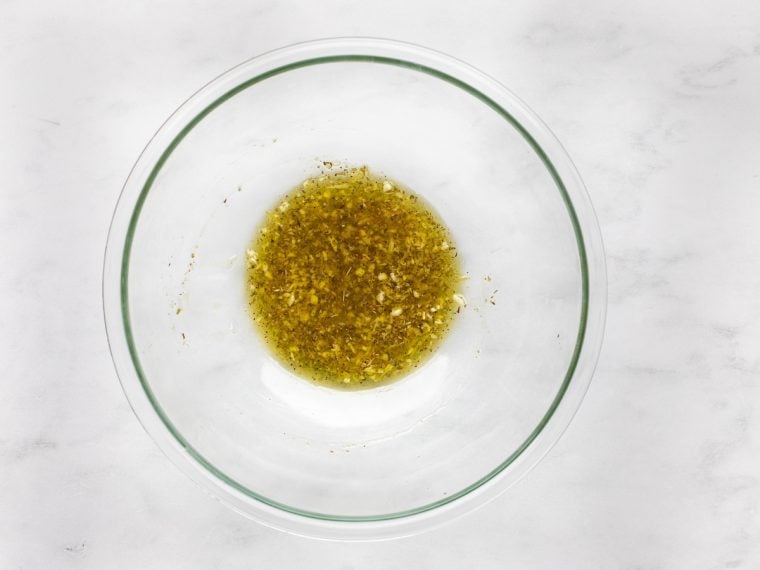 marinade ingredients combined after stirring