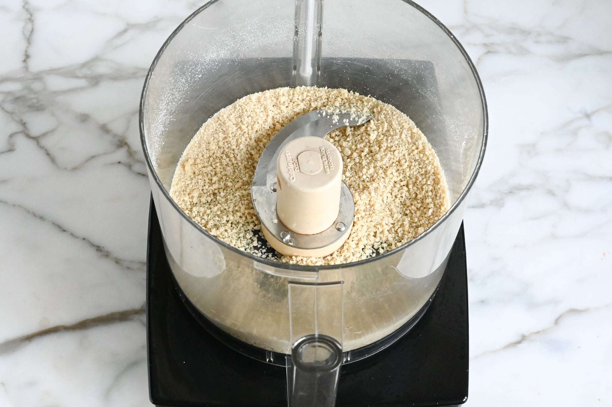 Ground panko in food processor.