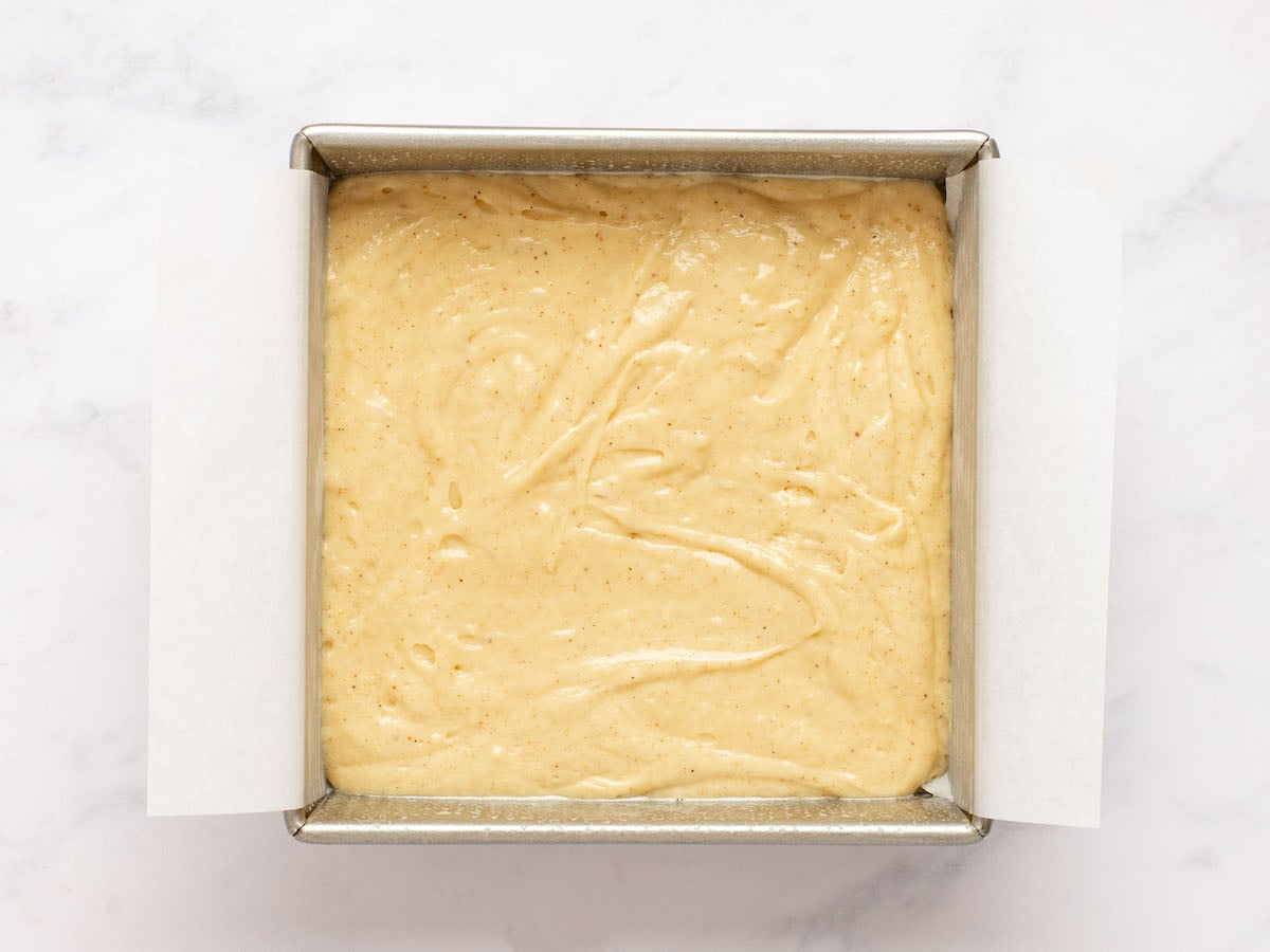 batter in prepared pan