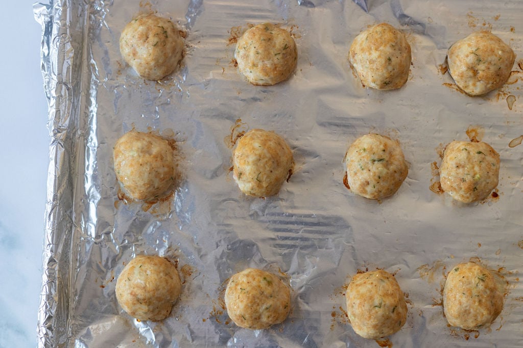 baked chicken meatballs