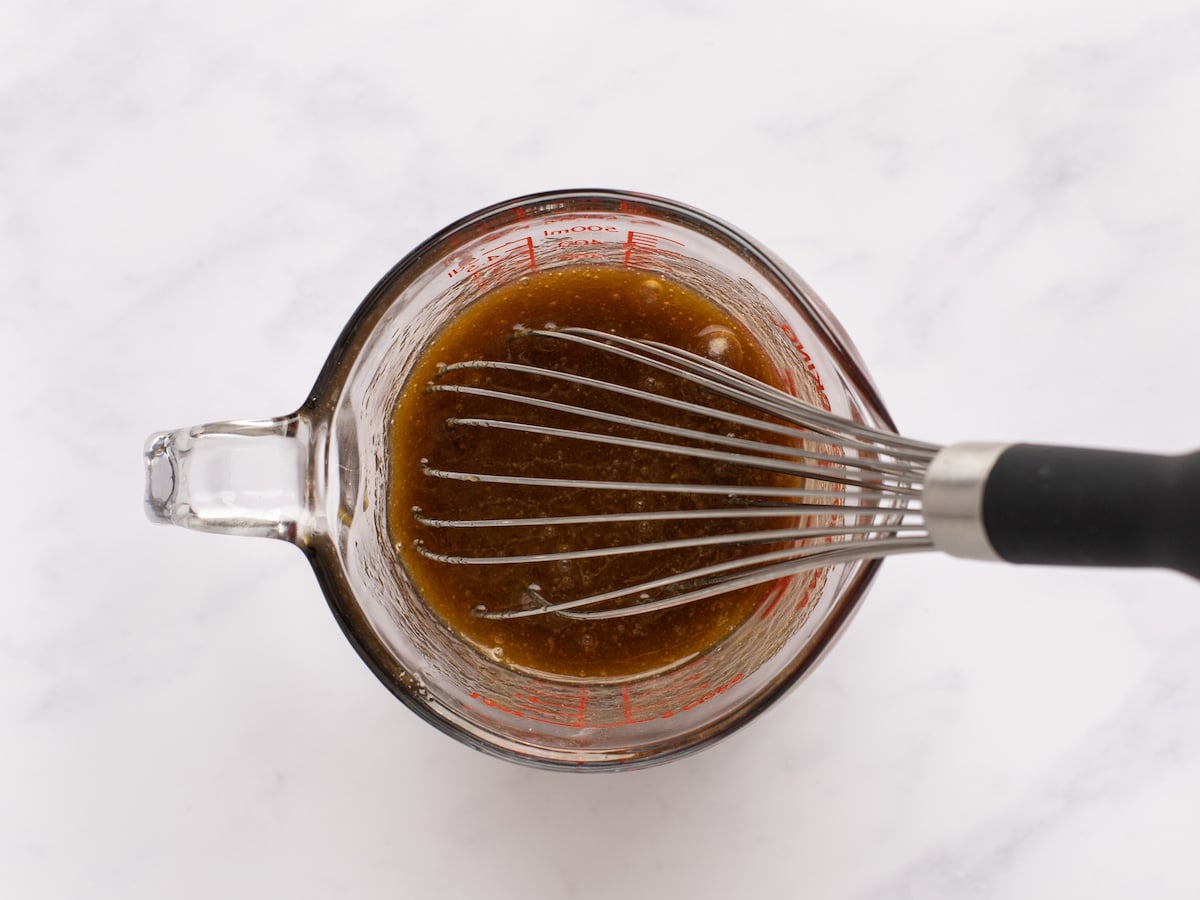 filling ingredients whisked to combine