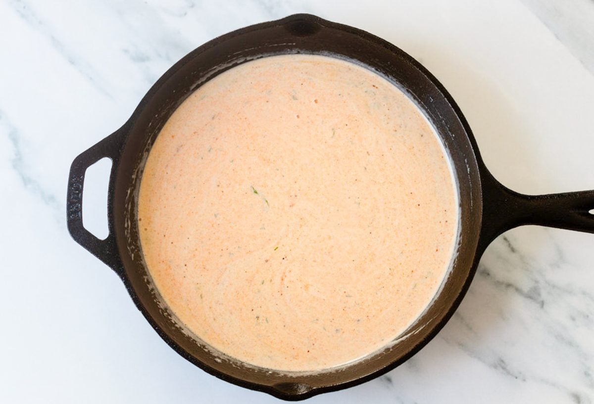 thickened cream sauce