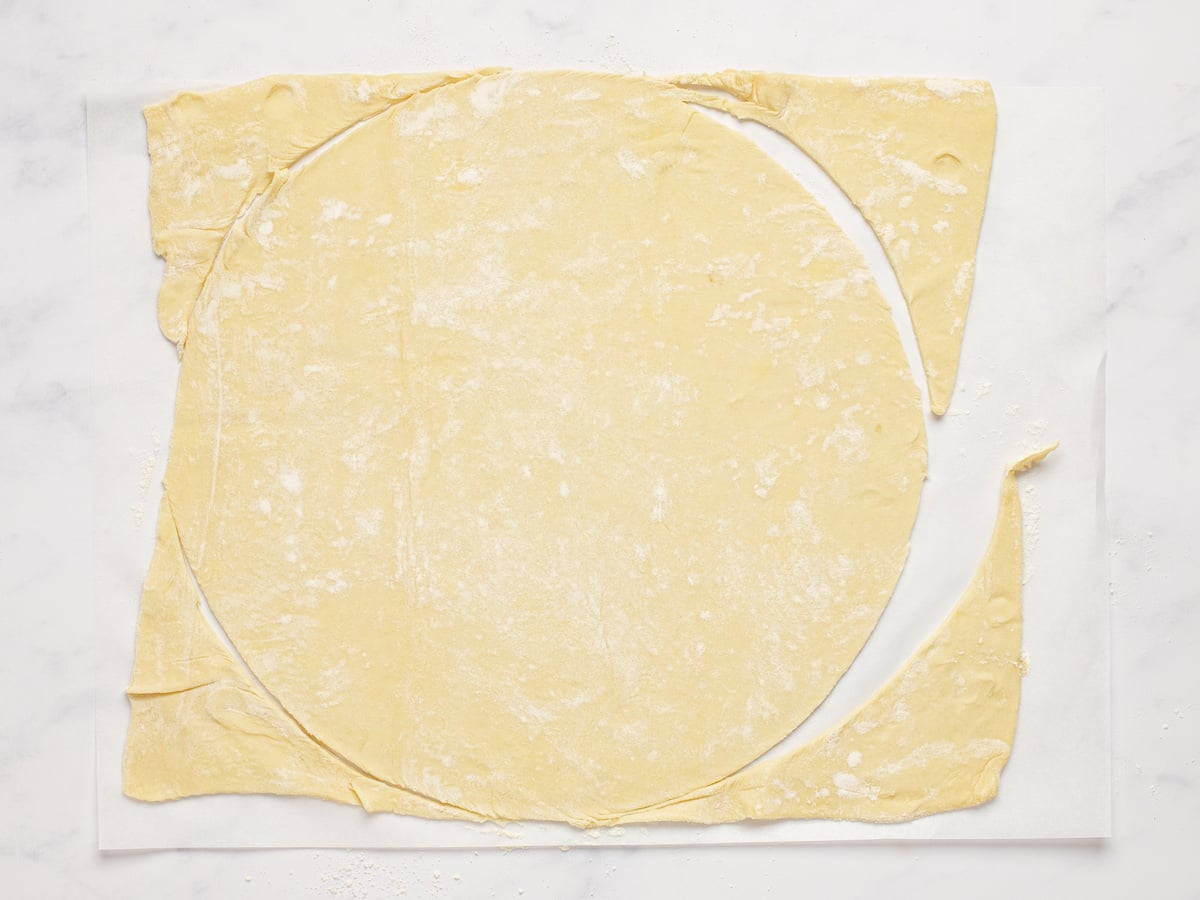 cut puff pastry