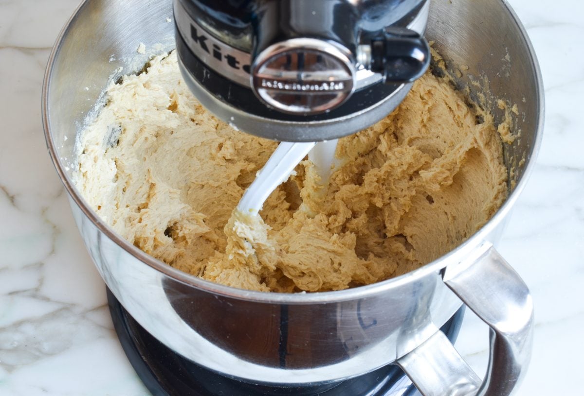 batter with eggs and vanilla incorporated