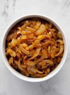 caramelized onions in bowl