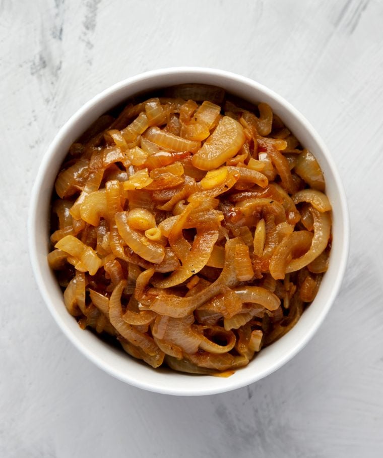 caramelized onions in bowl