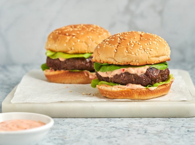 Beef Bulgogi Burgers