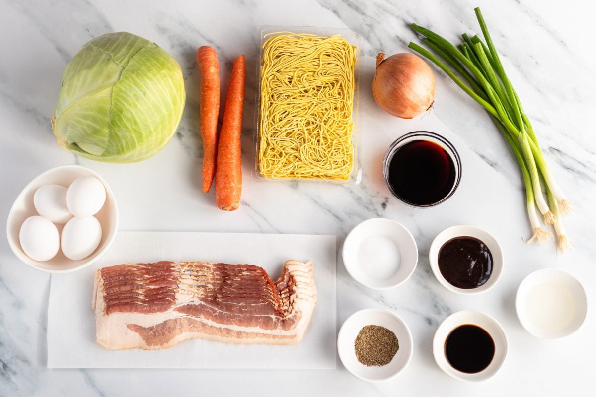 yakisoba ingredients