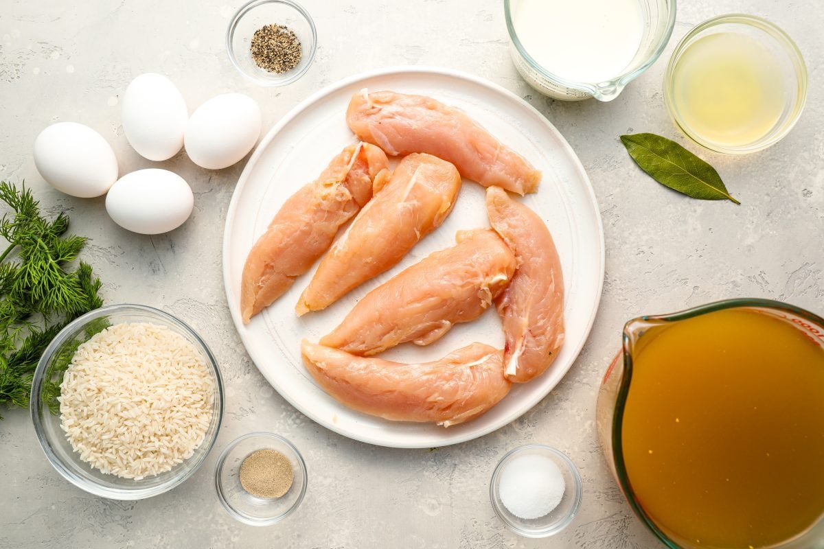 ingredients to make avgolemono