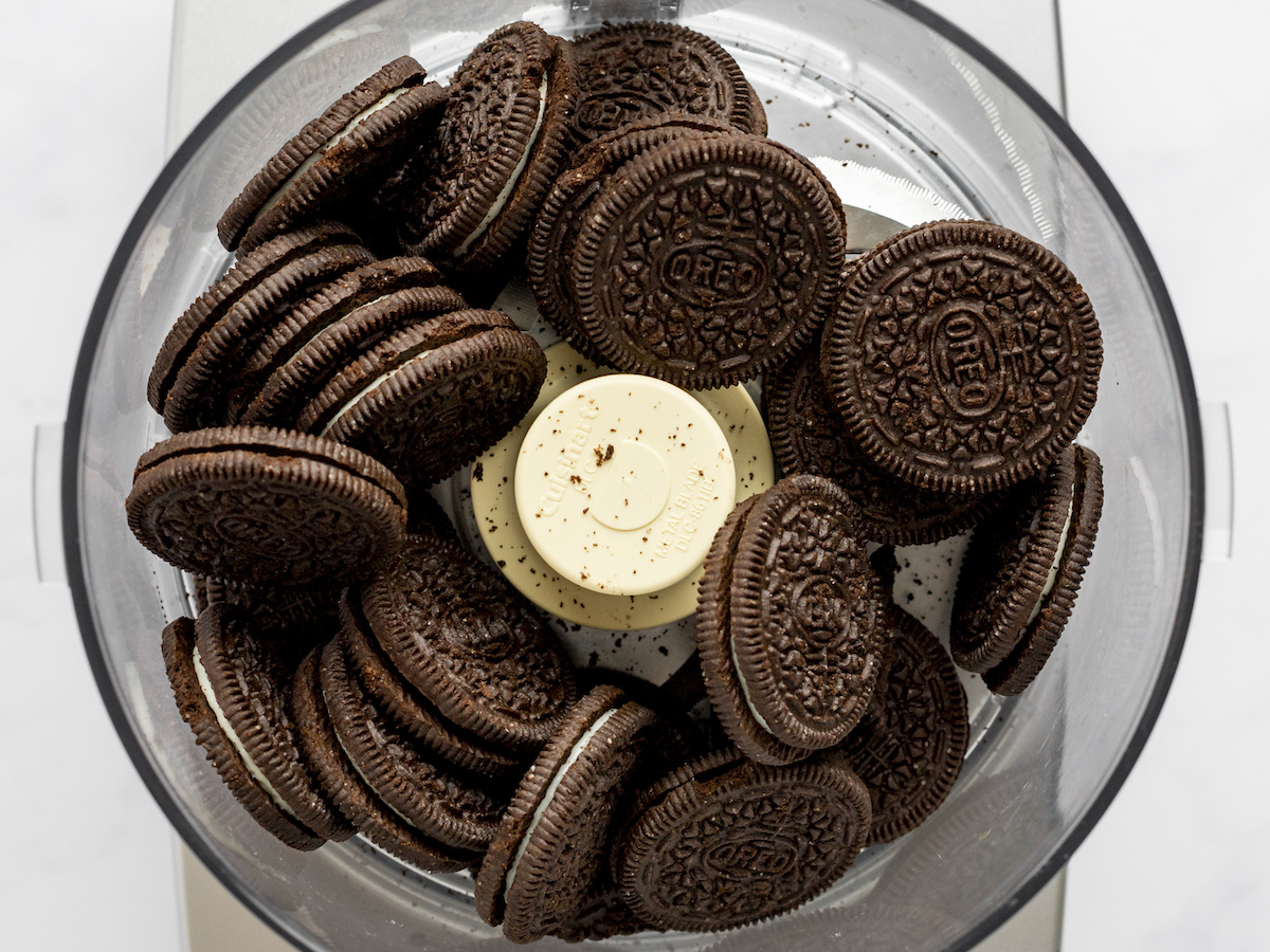Oreos in food processor