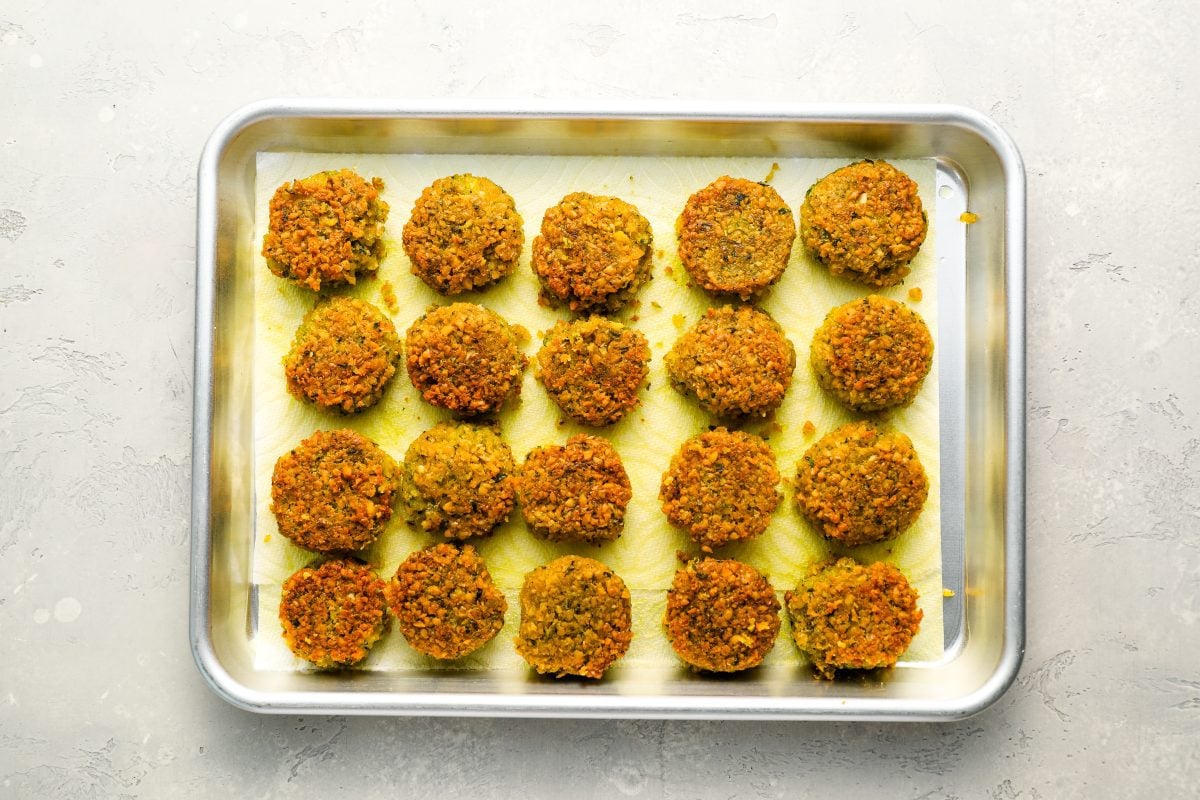 cooked falafel