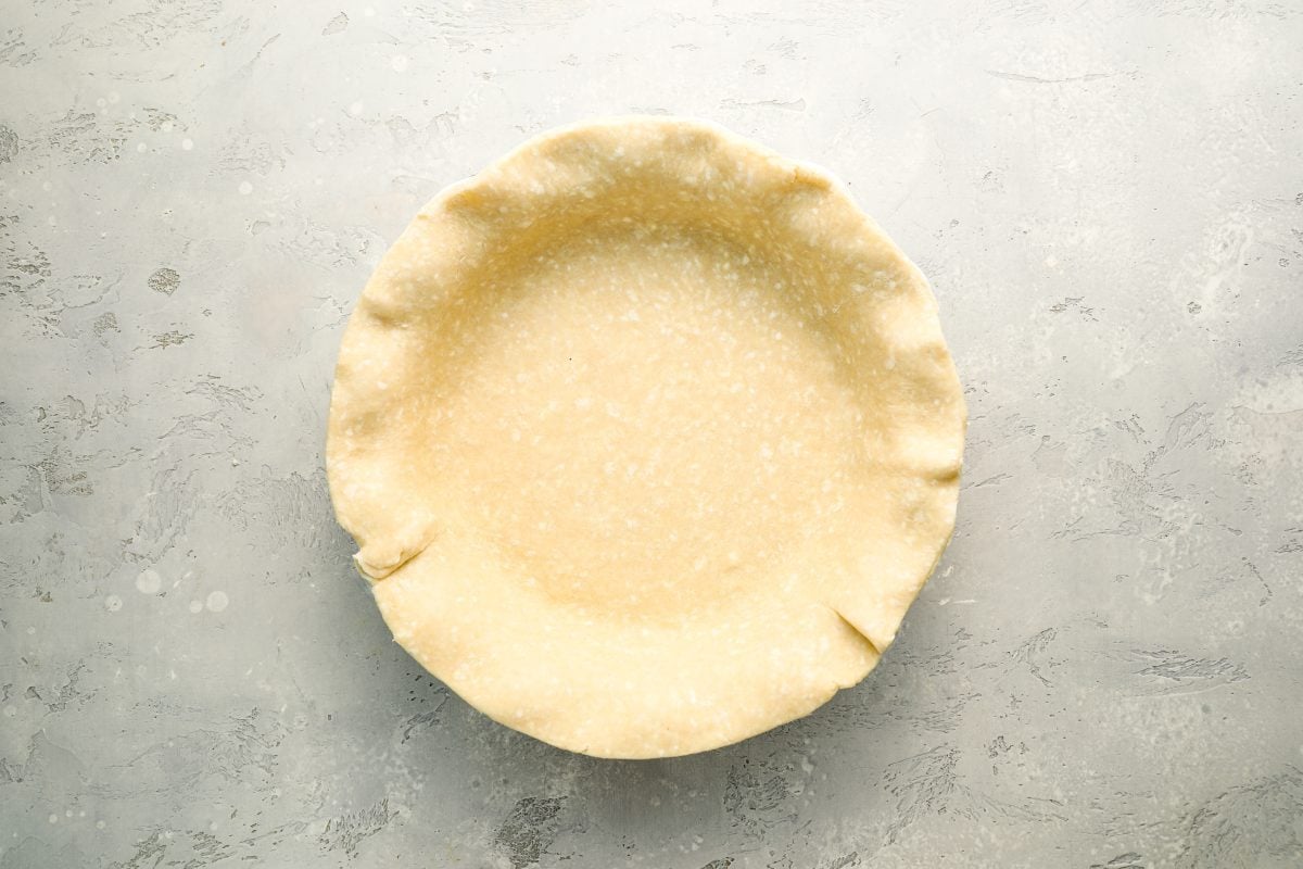 bottom crust pressed into 9-inch deep-dish pan pan