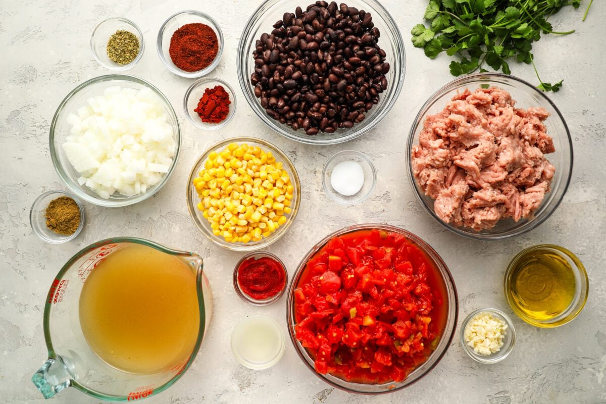 taco soup ingredients
