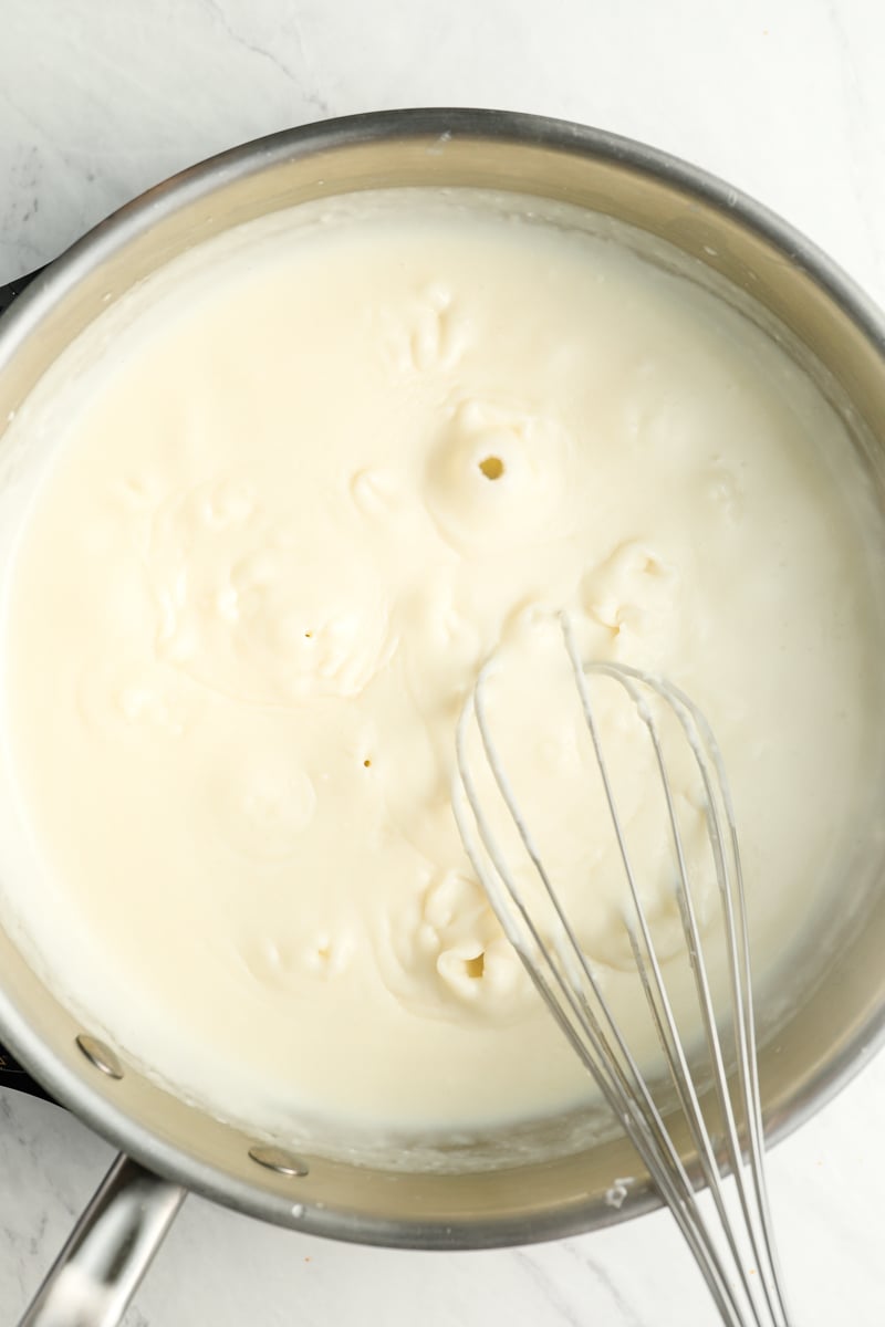 thickened bechamel sauce