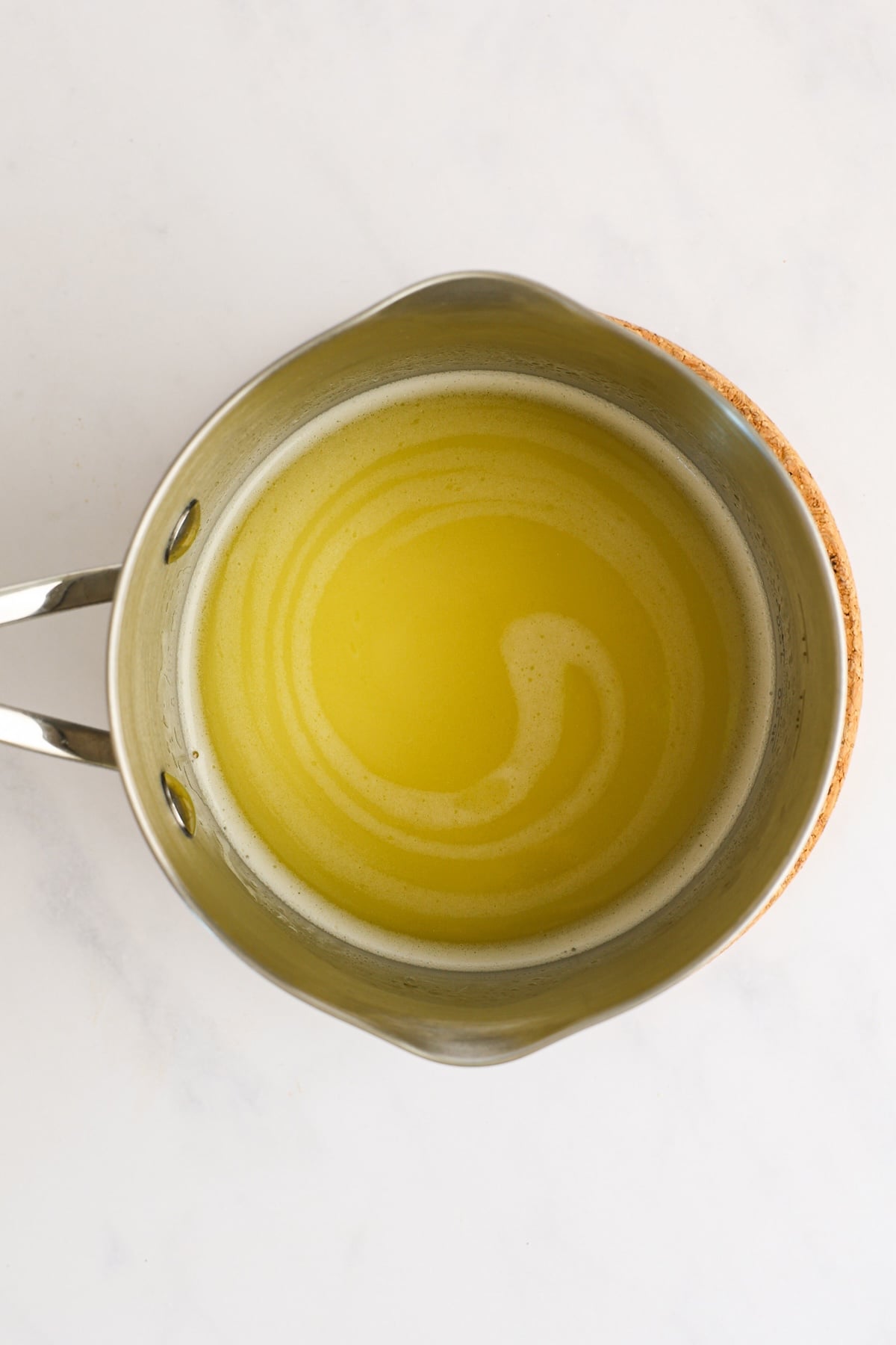 water, butter, sugar, and salt in medium saucepan