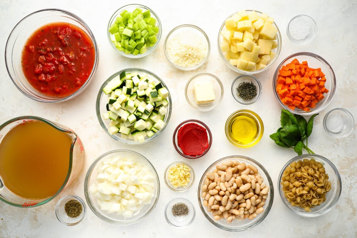minestrone ingredients 