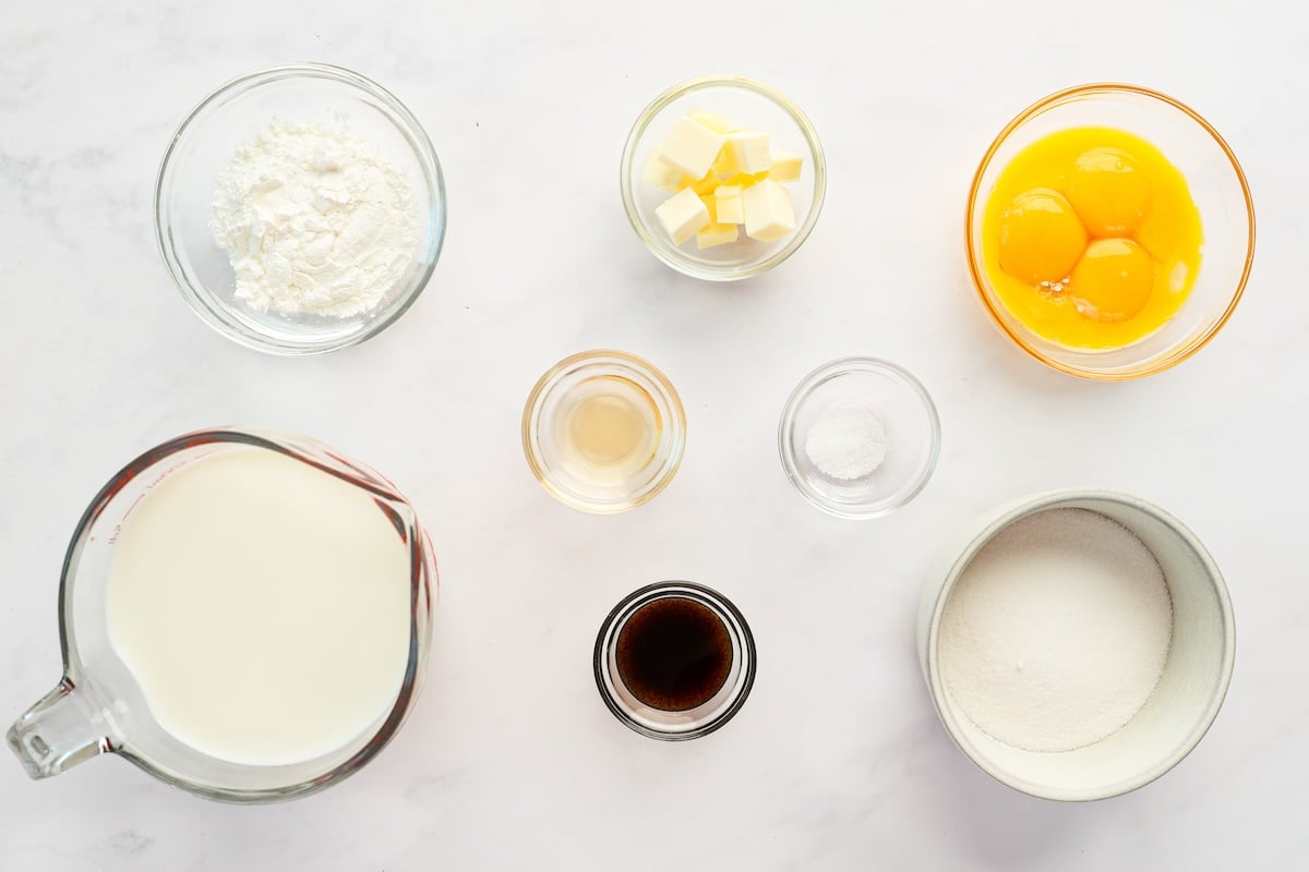 vanilla pastry cream ingredients 