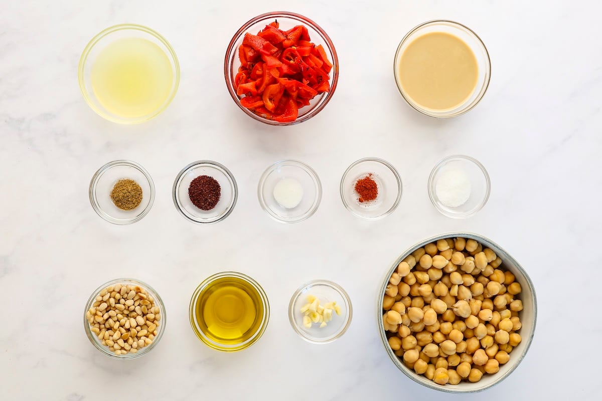 roasted red pepper hummus ingredients